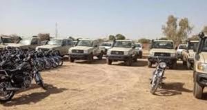 Les USA remettent des véhicules militaires et motocyclettes au Burkina Faso