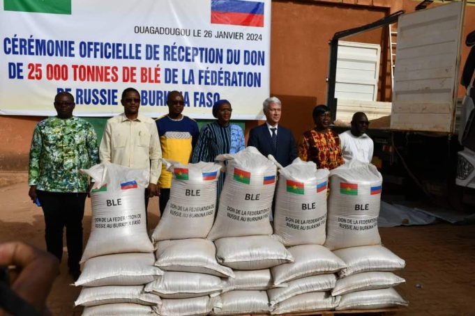 La Fédération de Russie fait un de 25 000 tonnes de blé au peuple burkinabè