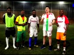 Carton vert à l’Ambassade de France au Burkina pour son soutien aux Étalons