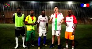 Carton vert à l’Ambassade de France au Burkina pour son soutien aux Étalons