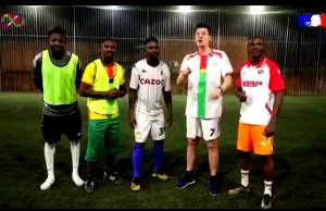 Carton vert à l’Ambassade de France au Burkina pour son soutien aux Étalons