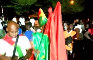 Carton vert aux supporters des Etalons à Bouaké
