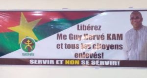 Burkina: le Mouvement SENS réclame la «libération» de Me Guy Hervé Kam