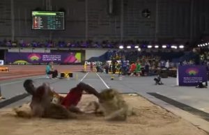 Athletisme: Hugues Fabrice Zango décroche l’or au championnat du monde en salle