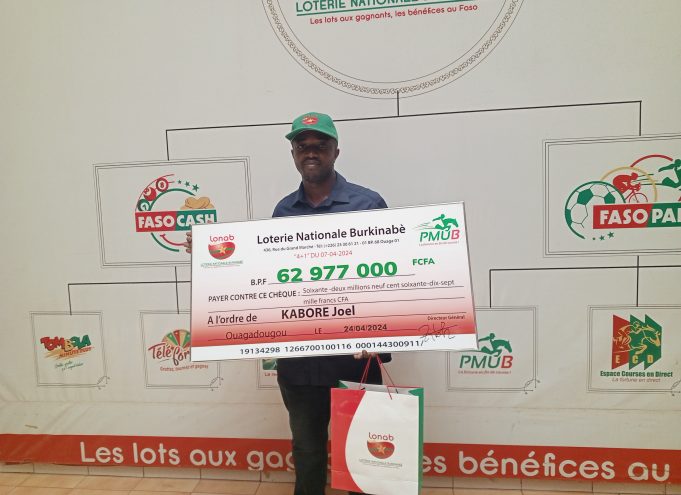 Burkina/LONAB: un enseignant chercheur gagne près de 63 millions FCFA au PMU’B