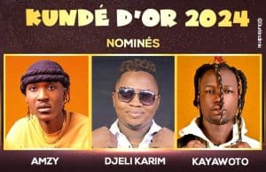 Kundé 2024: Amzy, Kayawoto et Djéli Karim en compétition pour l’or