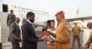 Bassirou Diomaye Faye à Ouagadougou