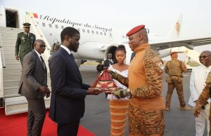 Bassirou Diomaye Faye à Ouagadougou