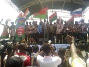 Ouagadougou: des manifestants appellent à la « prolongation » de la transition