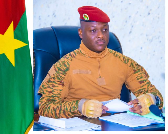 Ibrahim Traoré chef de l'Etat BF
