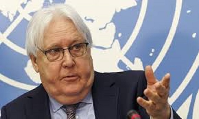Le chef des Actions humanitaires de l'Onu, le Britannique Martin Griffiths