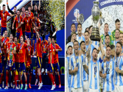 Football: l’Espagne a remporté l’Euro et l’Argentine la Copa America