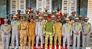Coopération militaire: le Président du Faso échange avec la 36e promotion des stagiaires de l’Ecole d’Etat-major national de Koulikoro