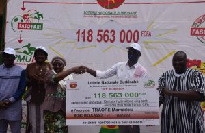 Bobo-Dioulasso/LONAB: Mamadou Traoré remporte la cagnotte de 118 563 000 FCFA au 4+1