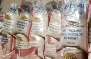 Ouagadougou: saisie d’environ 14 tonnes de riz reconditionnés frauduleusement à Sankar Yaaré