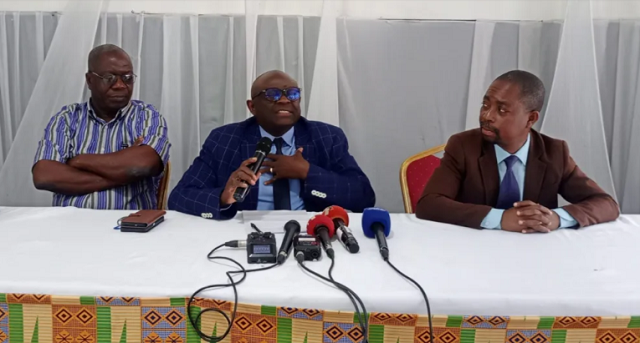 Les responsables de la Conférence nationale des directeurs de publication de Côte d’Ivoire (CNDPCI)