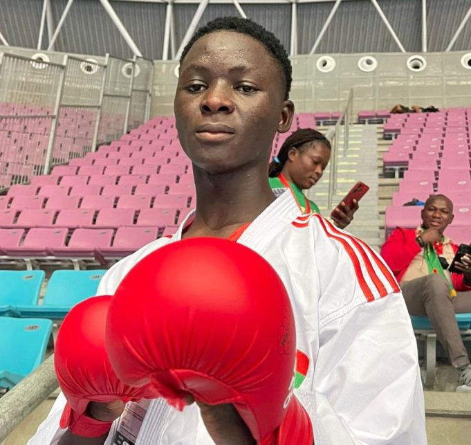Championnat d’Afrique de Karaté-do: Abdoul Gani Daboné décroche la médaille de bronze en kumite des -68 kg
