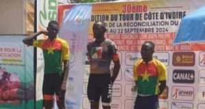 Tour de Côte d’Ivoire/2e étape: deux cyclistes burkinabè arrivent 2e et 3e