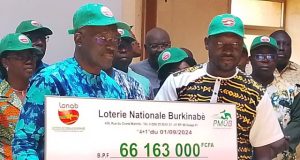 LONAB: un jeune carreleur gagne plus de 66 millions FCFA avec une mise de 300 francs