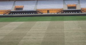 Stade Félix Houphouët-Boigny: des travaux entamés pour le renouvellement du gazon