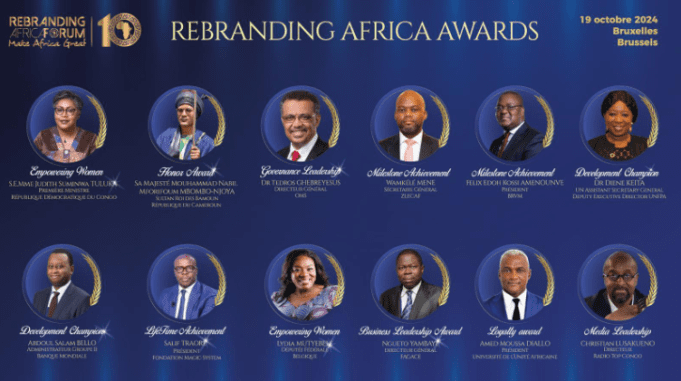 Les lauréats du Rebranding Africa Awards 2024