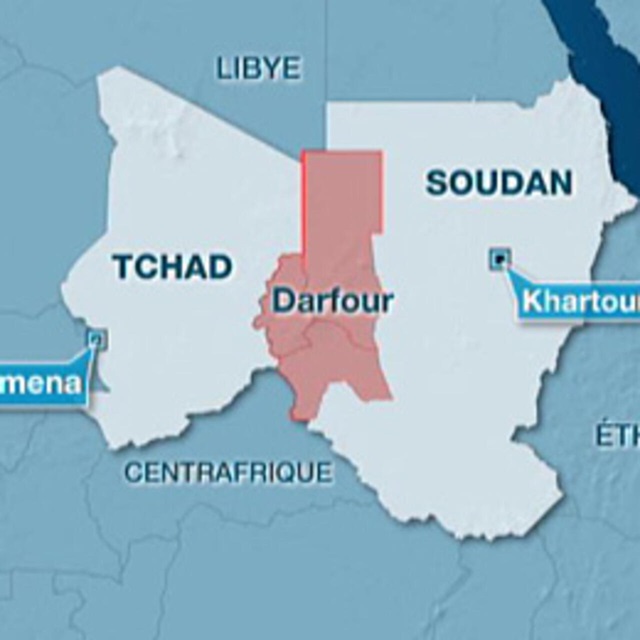 Carte des deux pays d'Afique de l'est
