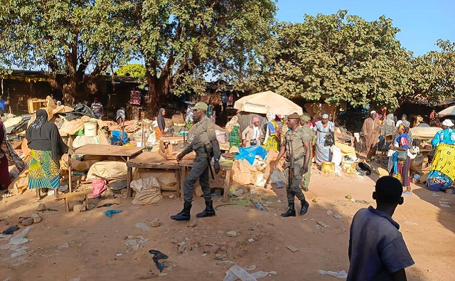 Déguerpissement de commerçants à Bobo-Dioulasso