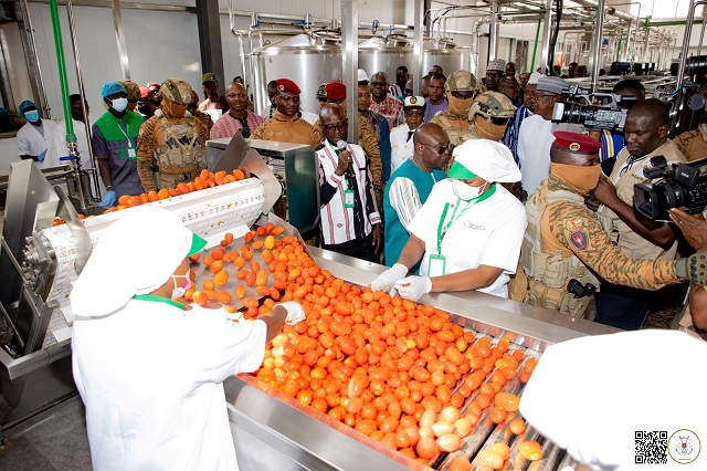 L'usine de transformation de tomate à Bobo-Dioulasso