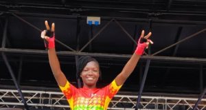 Tour du Burundi: la cycliste burkinabè Lamoussa Zoungrana en jaune