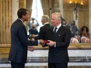 Belgique: Stromae décoré par le roi Philippe