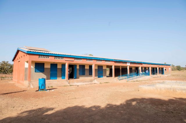 Le batiment réalisé par le PUDTR à l'école Darsalam de Poura
