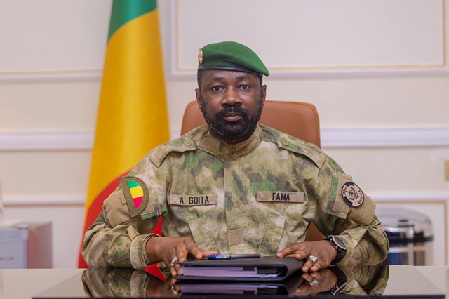 Le chef de l'Etat malien, Assimi Koïta