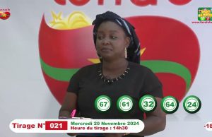 VIDÉO-LONAB: LONAB: le résultat du tirage 21 FASO LOTO 5/90 du 20 novembre 2024