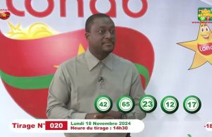 LONAB: le résultat du tirage 20 FASO LOTO 5/90 du 18 novembre 2024