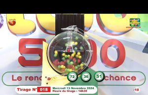 VIDEO-LONAB: le résultat du Tirage 18 FASO LOTO 5/90 du 13 Novembre 2024