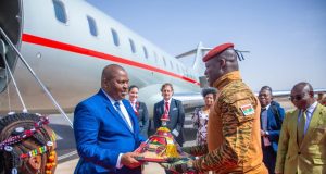 Le président centrafricain sur le sol burkinabè