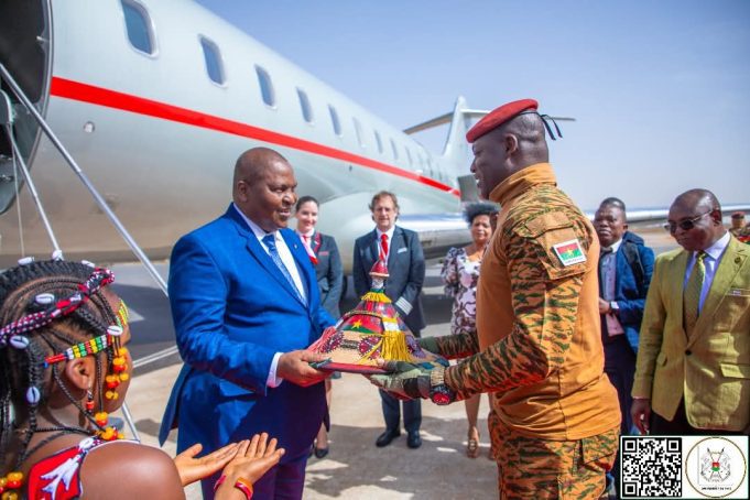 Le président centrafricain sur le sol burkinabè