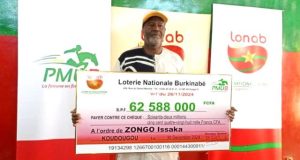 Super lot de la LONAB: une victoire qui vaut plus de 62 millions de FCFA à Koudougou