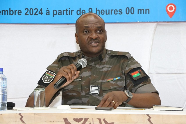 Le directeur général des douanes du Burkina, l'inspecteur divisionnaire, Adama Ilboudo
