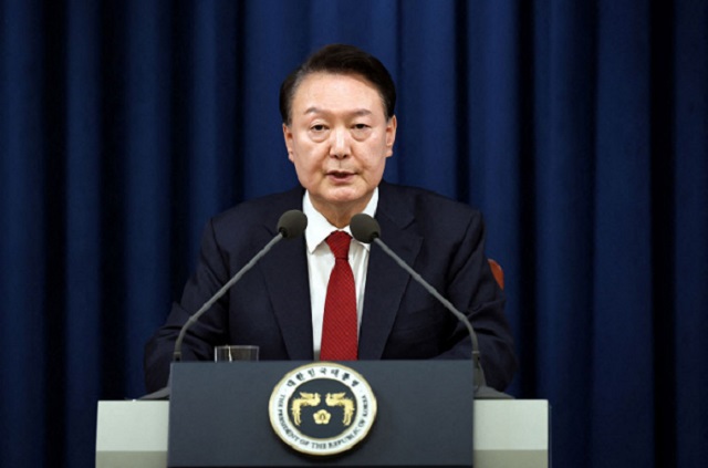 Le président de Corée du Sud Yoon Suk-yeol