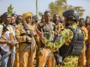 Burkina: le Chef d’Etat-Major Adjoint de la Gendarmerie aux côtés des combattants au front