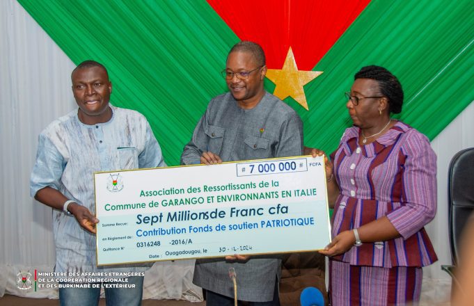 Contribution à l’effort de paix: plus de 31 millions mobilisés par 8 communautés de la diaspora burkinabè