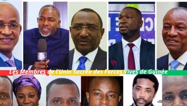 Des représentants des Forces vives de la Guinée
