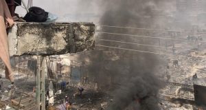 Ghana: incendie du grand marché de vêtements