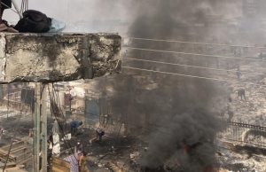 Ghana: incendie du grand marché de vêtements