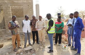Burkina/Nagréongo: la ministre Kabré insatisfaite des travaux de construction des 50 logements des PDI