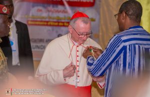 Coopération Burkina Faso – Saint-Siège: Son Éminence le Cardinal Pietro Parolin élevé au rang d’Officier de l’Ordre de l’Étalon