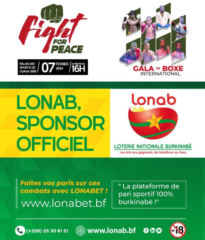 « Fight for peace »: Jouez et gagnez avec la LONAB sur les combats de la soirée