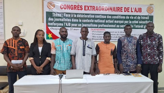 Médias: le nouveau bureau national de l’Association des Journalistes du Burkina