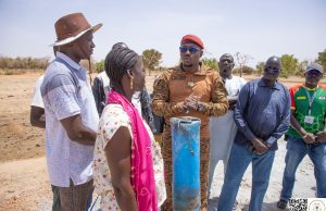 Promesses aux maraichères de Zongo : le Directeur de cabinet du Président du Faso constate l’effectivité des travaux